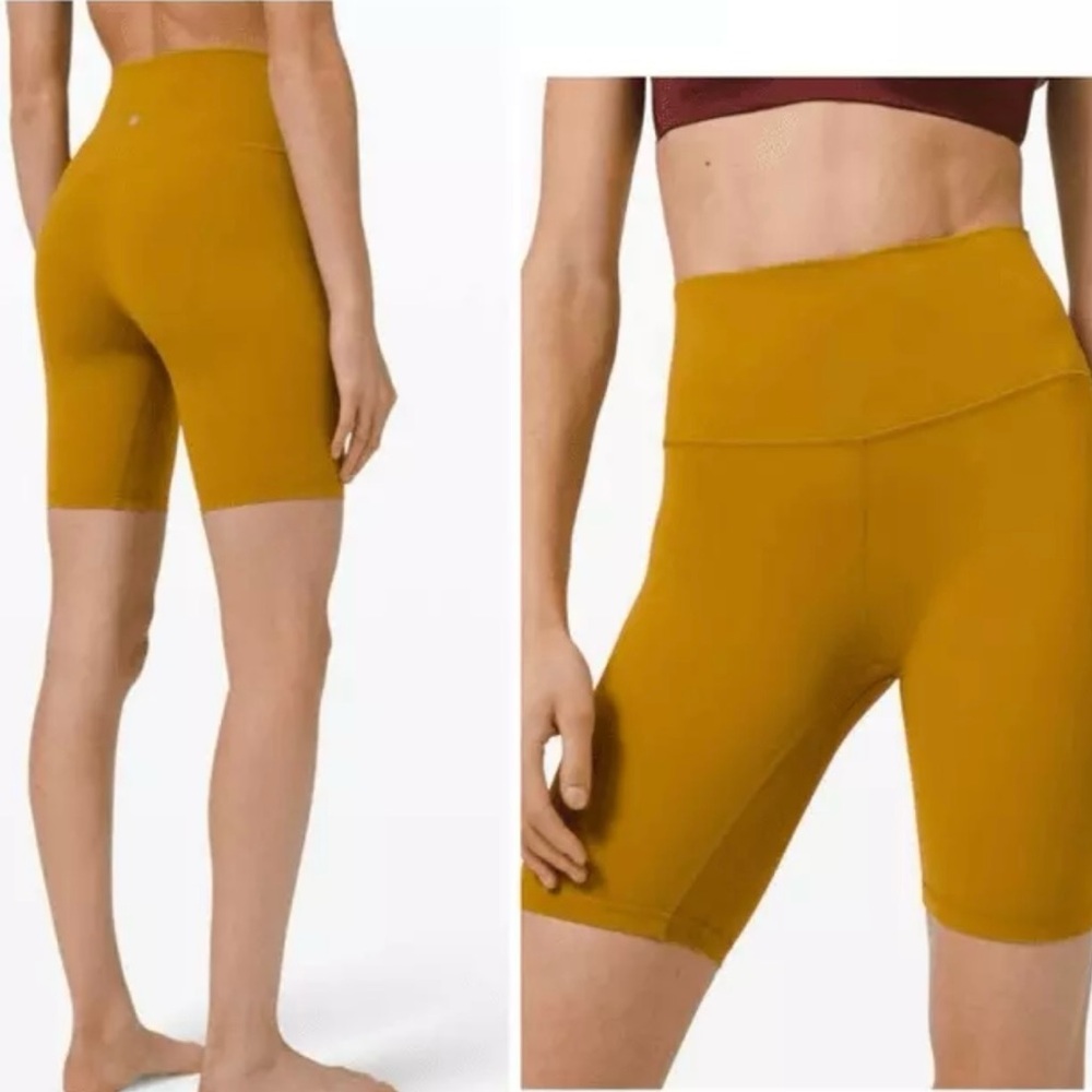 Lululemon Align Super High Rise Short 10" Gold Spice
(32)
